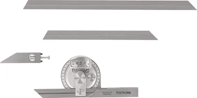 Produktbild von Universalwinkelmessersatz Schienen-L.150/200/300mm TECWERK