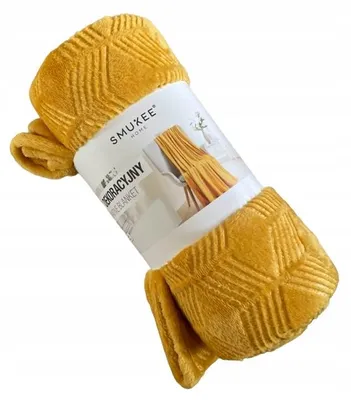 Produktbild von Smukee Polyesterdecke Gelb 150x180 cm Weich