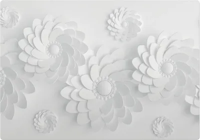 Produktbild von Blumenspiralen – Bodenschutzmatte – Rutschfest – Schutzmatte für Büro – Vinylmatte – Stuhlunterlage  – 100 x 100 cm