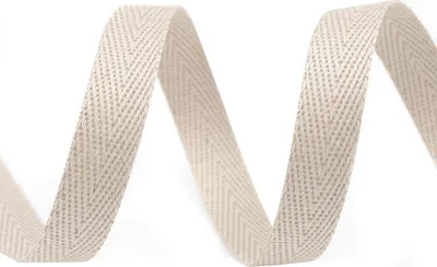 Produktbild von 1m Köperband 10mm große Farbwahl Einfass- Nahtband Baumwollband