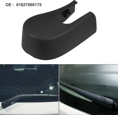 Image de Capuchon Bras d'Essuie-glace Arrière pour BMW 330i 2017-2019 Pare-brise Arrière Remplacement 61627066175