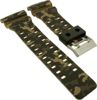 Produktbild von Casio Ersatzband | Uhrenarmband Resin G-Shock braun GA-100CM GD-120CM