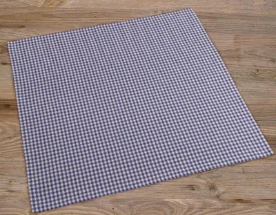 Immagine prodotto di Tovagliolo in tessuto blu a scacchi 45x45 cm