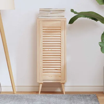 Produktbild von Möbel Schranktür Lamellen-Design 69x29,5 cm Massivholz Kiefer - Schranktüren &57177