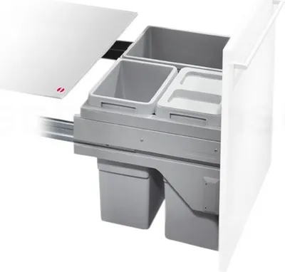 Produktbild von Format Einbauabfallsammler, Euro Cargo-S, 3610631,KB 600, 56l, hellgrau