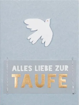 Produktbild von Räder Minikarte Alles Liebe zur Taufe