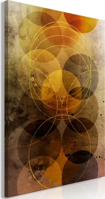 Produktbild von Vliesstoff Leinwandbild - Sun Journey (1 Part) Vertical 60x90 cm Abstrakt a-A-0487-b-a