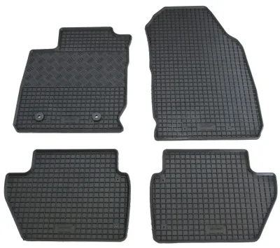 Gummifußmatten Set für Ford Ecosport 2 (2018-, nur Facelift), 4-teilig, schwarz