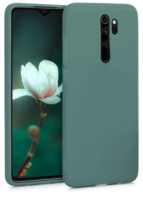 Produktbild von kwmobile Handyhülle für Xiaomi Redmi Note 8 Pro Hülle - TPU Case - Kabelloses Laden - Schutzhülle Cover in Blaugrün