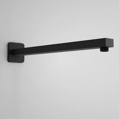 Produktbild von JOHO Bombenfester Brausearm Edelstahl Wandarm für Kopfbrause Regenduschkopf mit zulässiger Belastung ca.52Kg 37cm Schwarz