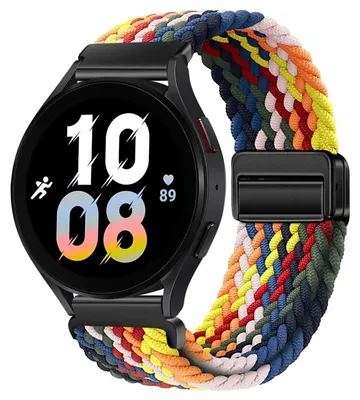 Immagine prodotto di Bracciale per smartwatch - Compatibile con Redmi Watch 5 Active/5 Lite/3 Active/3 Lite - Materiale: nylon intrecciato - Chiusura magnetica - Larghezza: 22 mm - Disponibile in sette colori