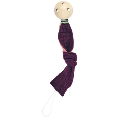 Produktbild von CALM Schnullerkette bordo/blush