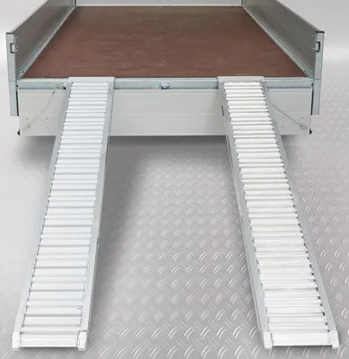 Productafbeelding van Aluminium oprijplaten auto - 240 cm - 3 ton (2 stuks)