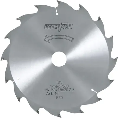 Immagine prodotto di Mafell Sägeblatt-HM 168 x 1,2/1,8 x 20 mm, Z 16, WZ | 092476