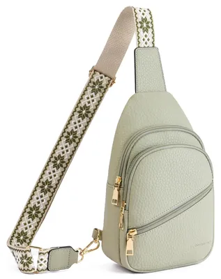 Produktbild von Damen Schultertasche aus Kunstleder mit verstellbarem Riemen