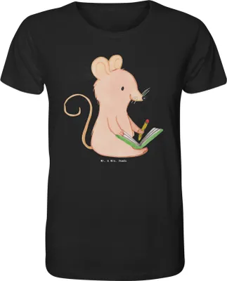 Produktbild von Mr. & Mrs. Panda T-Shirt Herren Maus Kreatives Schreiben Größe XL - Schwarz - Geschenk, Oberteil, Herren-T-Shirt, Shirt, Creative Writing, Tshirt, Literatur