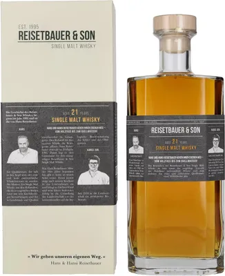 Image de Reisetbauer & Son 21 Years Old Single Malt Whisky 48% Vol. 0,7l en boîte cadeau