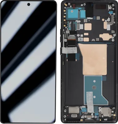 Produktbild von Motorola, Bildschirm für Motorola Edge 40 Pro LCD + Touchscreen + Originalrahmen, Schwarz