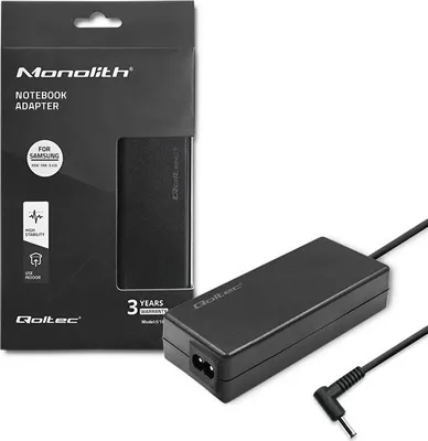 Produktbild von Qoltec Power adapter for Samsung 65W, 19V, 3.42A, 3.0x1.