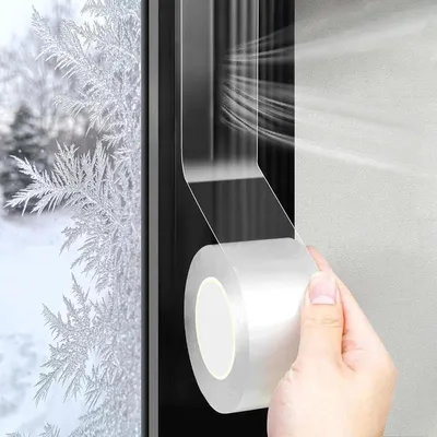 Dichtungsband für Türen und Fenster - Selbstklebende Dichtungsstreifen - Transparent Wasserdicht - 3cmx10m