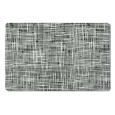 Produktbild von Zeller Platzset "Abstrakt", PP, schwarz 43,5x28,5
