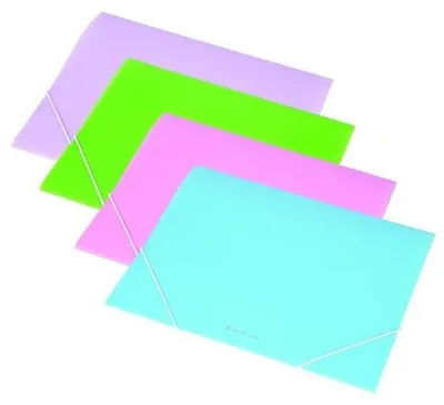 Obrázok produktu pre Doska s gumičkou, 15 mm, PP, A4, PANTA PLAST, pastelovo fialová