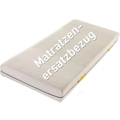 Produktbild von Matratzenersatzbezug 160x200 cm aus Baumwolle und Polyester für Matratzen von ca. 18-20 cm waschbar bis maximal 40 Grad