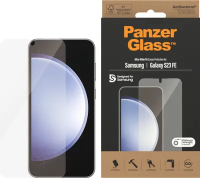 Image de PanzerGlass ® Screen Protector Samsung Galaxy S23 FE | Ultra-Wide Fit