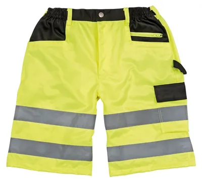 Imagen del producto de SAFE-GUARD by Result - Pantalones cortos de trabajo para hombre - Seguridad FK1161 (Talla S) (Amarillo fluorescente)