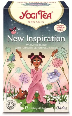 HERBATKA NEW INSPIRATION BIO (17 x 2 g) 34 g - YOGI TEA