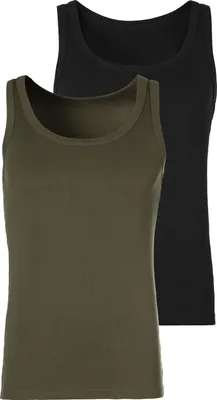 Produktbild von H.I.S. Tanktop 2 -teilig khaki, schwarz Größe XL
