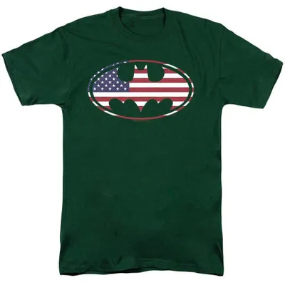 Immagine prodotto di Maglietta Batman, unisex, per uomo/donna, modello TV40185 (taglia XL), colore verde scuro