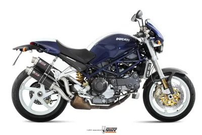 Image de Mivv SPORT Silencieux GP 2 SLIP-ON carbone pour DUCATI MONSTER S2R 800 BJ 2005 > 2007