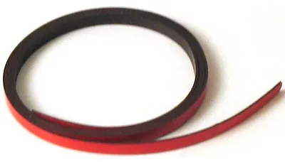 Produktbild von Magnetisches Band 1000x5mmx1mm rot