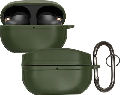 Produktbild von kwmobile Hülle kompatibel mit Sony WF-1000XM5 Hülle - TPU Case - Schutzhülle für Kopfhörer - Cover in Grün