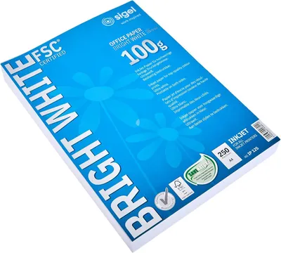 Produktbild von SIGEL IP125 Office Papier BRIGHT WHITE, ultraweiß, 100 g/m², A4, 250 Blatt