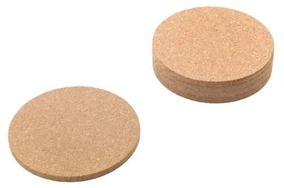 Produktbild von METALTEX 569831000 Glasuntersetzer 6er Set Ø 9 cm, Kork
