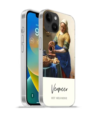 Produktbild von MuchoWow® Handyhülle Schutzhülle Hülle für Apple iPhone 14 Plus - Soft case Kunst - Milchmädchen - Vermeer Silikon Softcase Handy Hülle - Abbildung