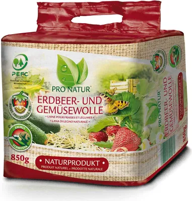 Produktbild von Pro Natur Gemüse- und Erdbeerwolle 850g