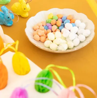 Image de Mini oeufs de pêche en polystyrène, 100 pièces.