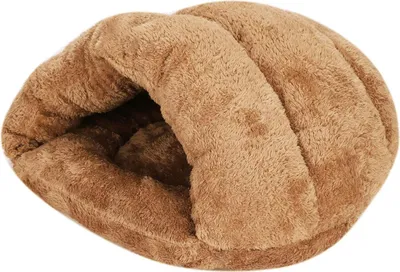 Produktbild von Hundehaus Haustier-Schlafsack Bett für Hund, Katze, Welpe, Hundehöhle, Katzenhöhle, dickes Hundebett, weiches Katzenbett, Schlafplatz für Zuhause, Hundehaus, Katzenhaus