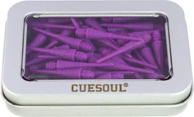 Produktbild von Soft Dartpfeil Spitzen 2BA Violett 100 Stück - Hochwertig und langlebig