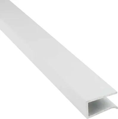 Produktbild von G03 LED Glaskantenprofil Kühlprofil Weiss 2m