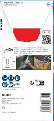 Produktbild von EXPERT AIZ 20 AIT MetalMax Tauchsägeblatt, 20 x 40 mm
