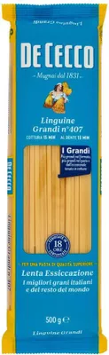 Produktbild von 24x Pasta De Cecco 100% Italienisch Linguine grandi n. 407 Nudeln 500g + Italian Gourmet Polpa 400g