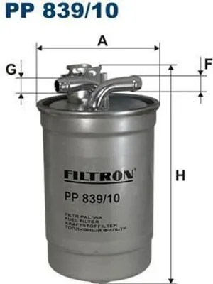 Zdjęcie produktu dla Filtr paliwa FILTRON PP 839/10