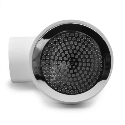 A close-up studio shot of a pool suction nozzle.