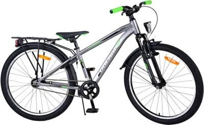 Produktbild von TPFSports Cross Kinderfahrrad - Jungen - Rücktritt + Handbremse - 24 Zoll - Grau