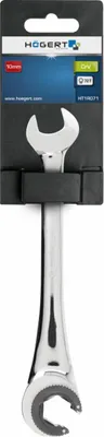 Produktbild von Hogert Technik Ratschen-Ringgabelschlüssel HT1R071 160mm 23mm Chrom-Vanadium-Stahl