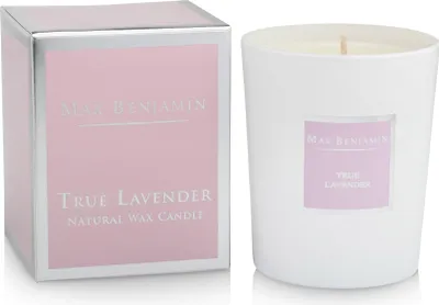 Obrázek produktu pro Max Benjamin Luxury Natural Candle True Lavender přírodní svíčka
